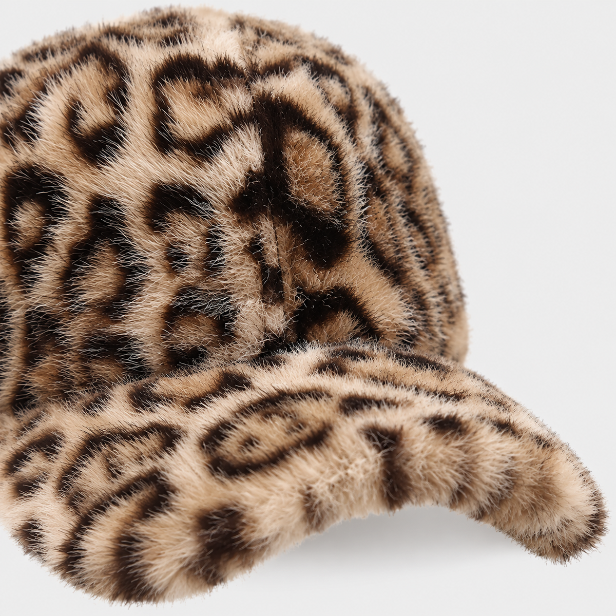 The Leopard Plush Cap