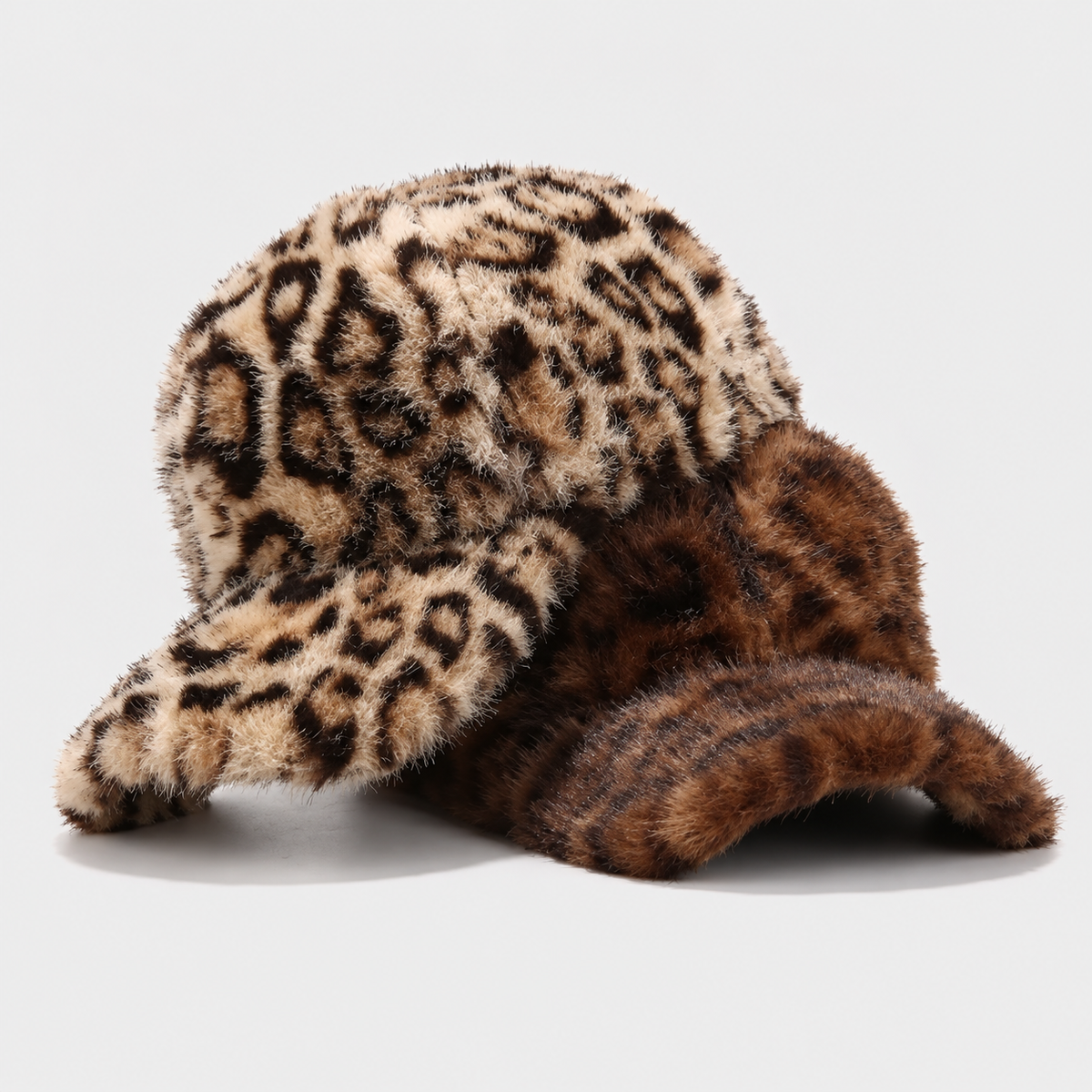 The Leopard Plush Cap