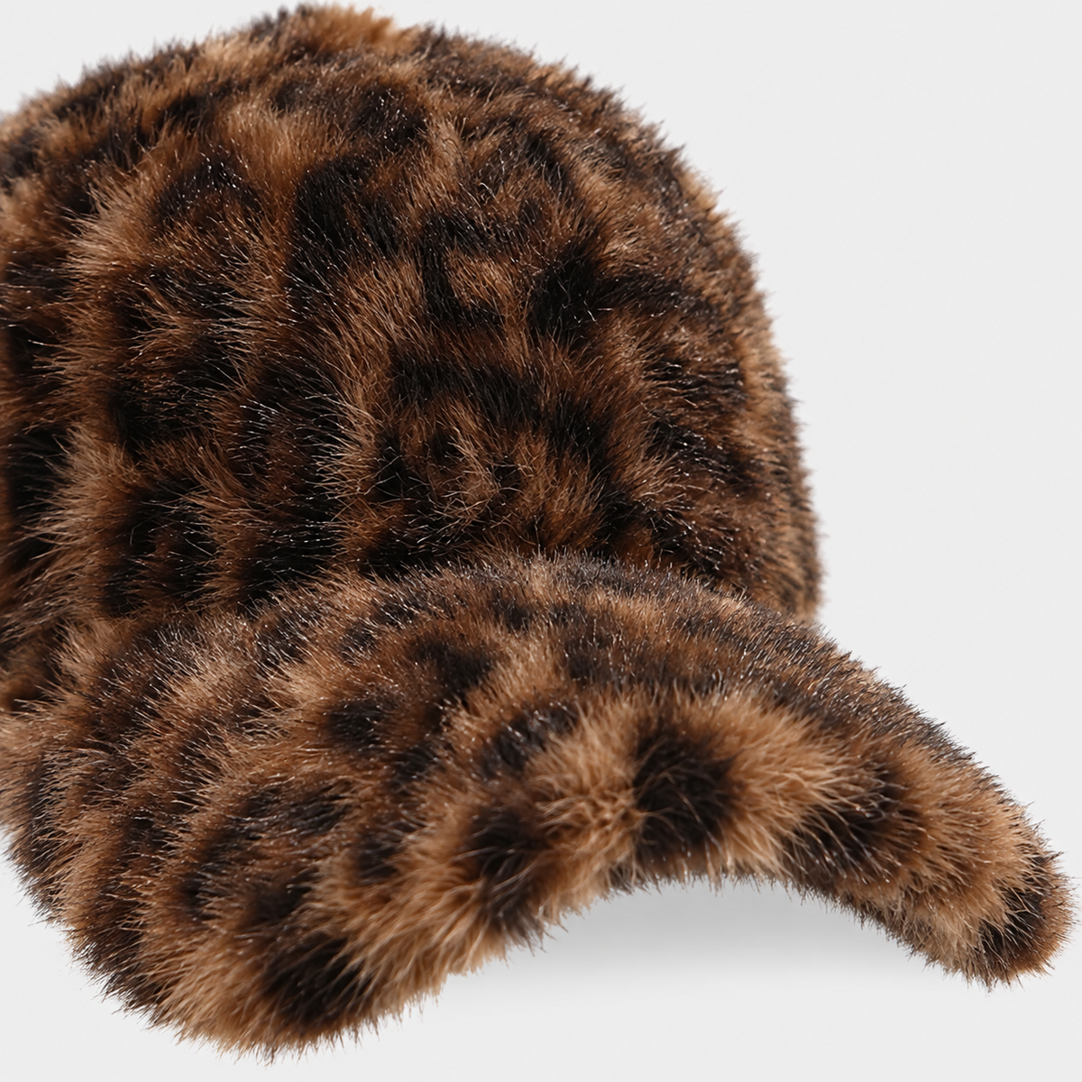 The Leopard Plush Cap
