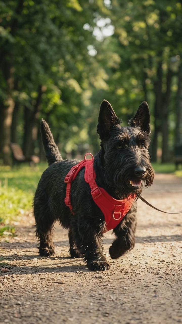 Dog wearing the Comfort Fit harness