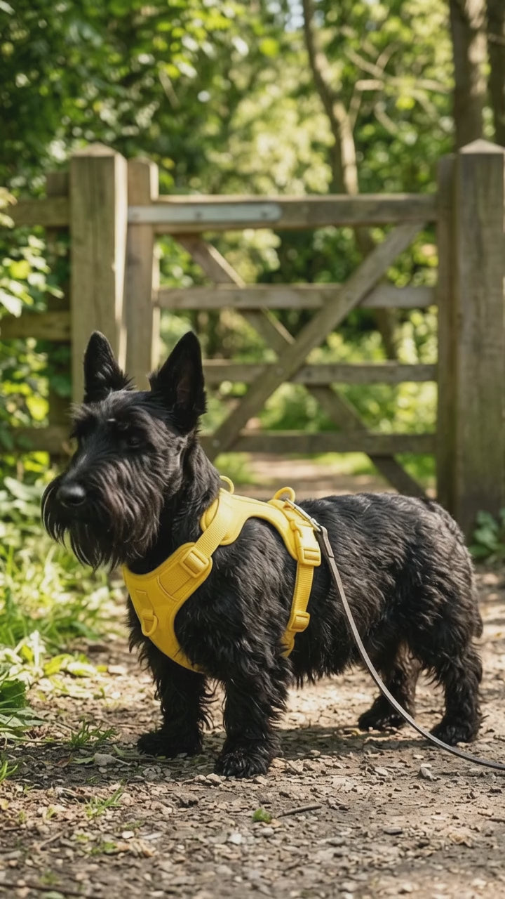 Dog wearing the Comfort Fit harness
