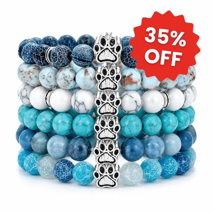 Deep Blue (Set of 6 Bracelets)